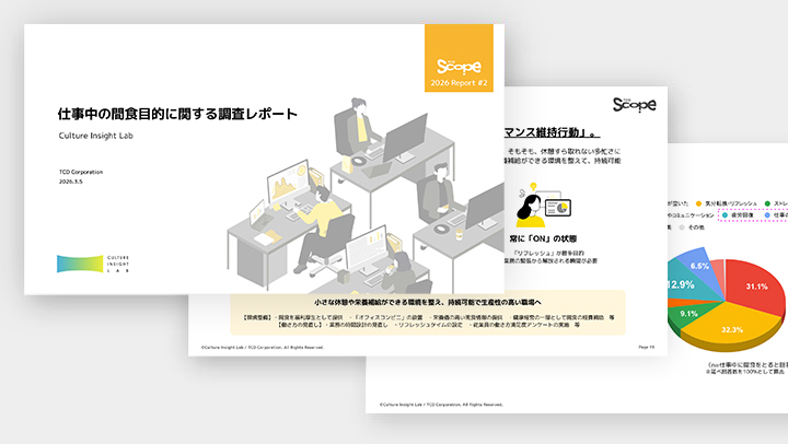 カルラボ調査レポート02仕事中の間食に関する調査